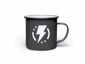 Black Coffee Mug