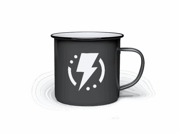Black Coffee Mug